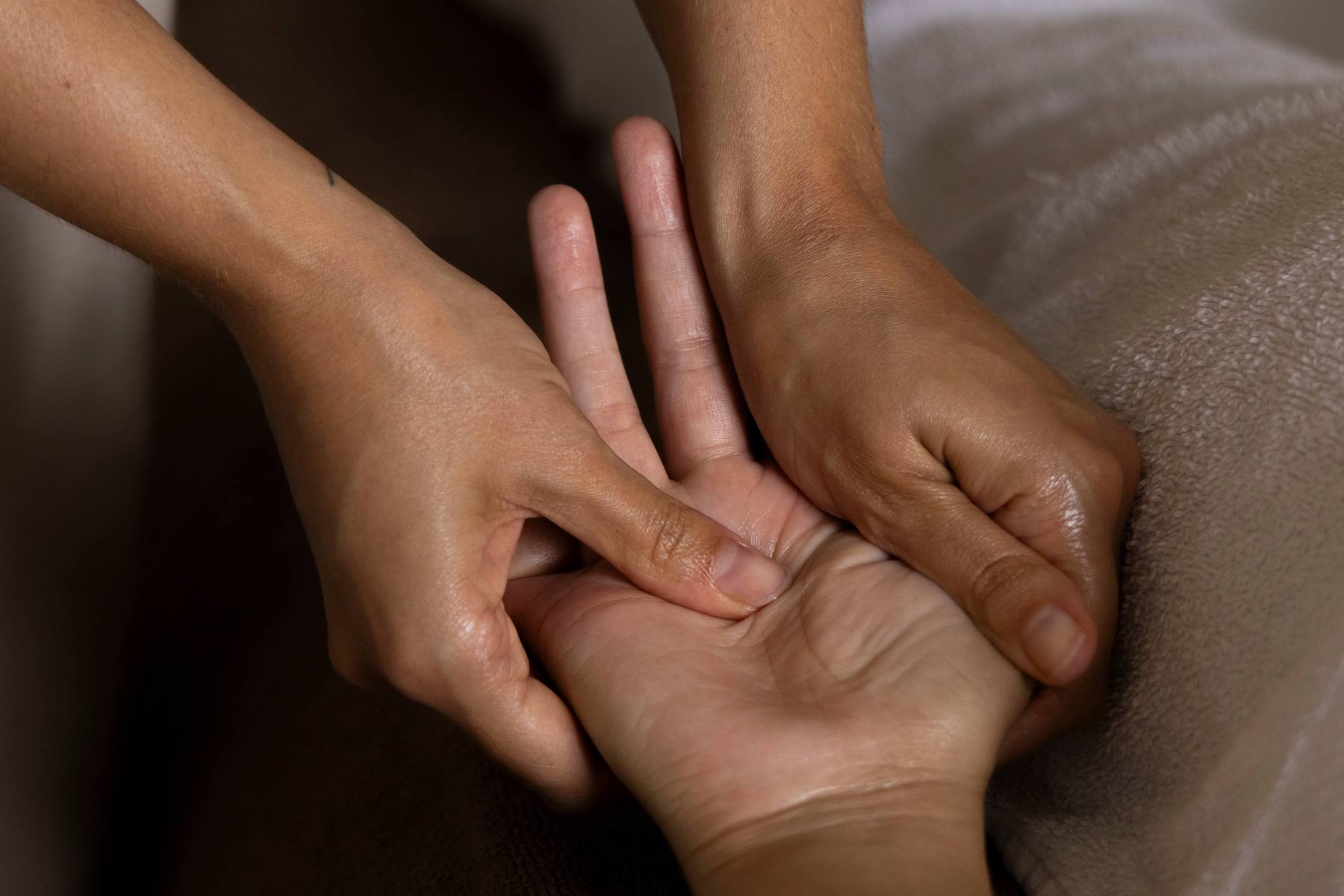 A massage treatment at The Pause