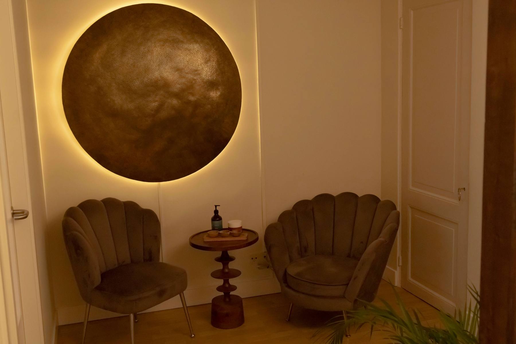 The Pause sitting area